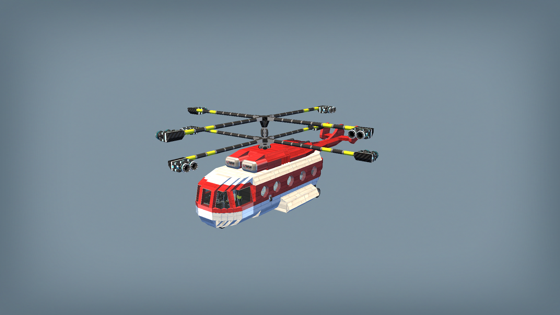 Amphibious helicopter (classic version)