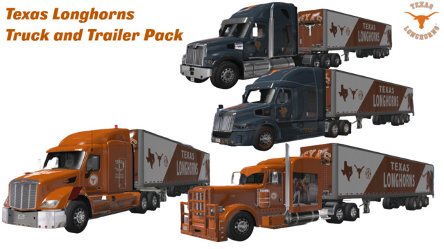 Texas Longhorn truck and trailer pack