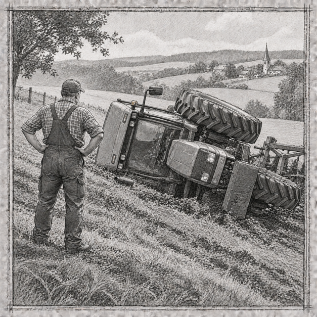 Traktor umgestürzt preview