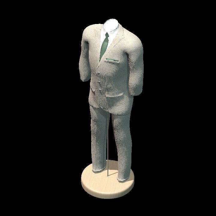 Suit on stand 4