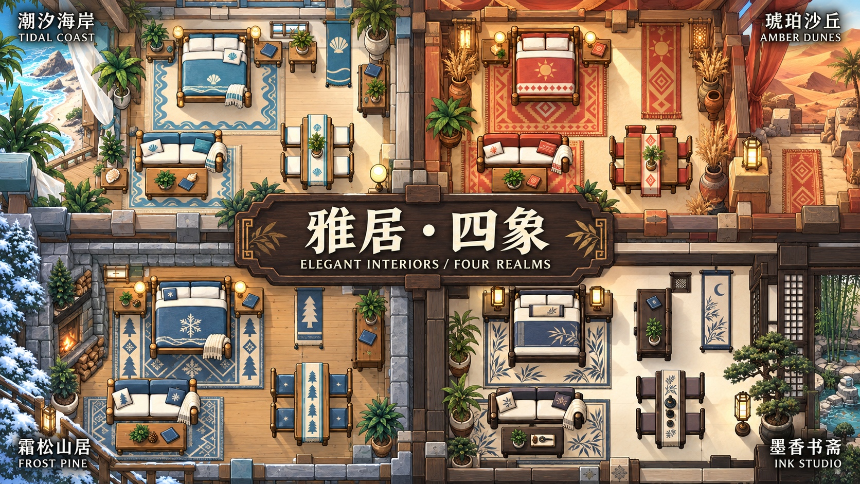 雅居 · 四象 / Elegant Interiors · Four Realms