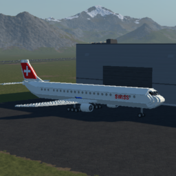Softbody AIR LINER Boeing 777 Swissair
