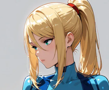R-18 Samus Aran (Metroid) (Original Version) animated Glow Adrenaline
