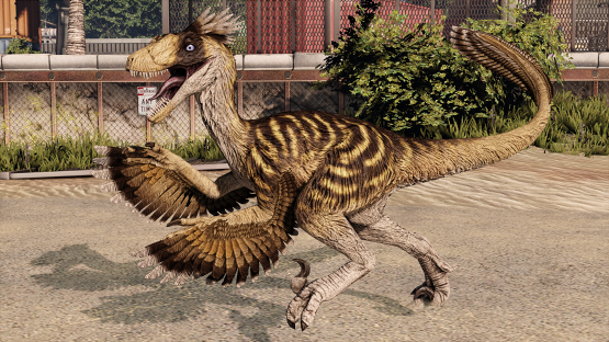 Gold Striped Novaraptor