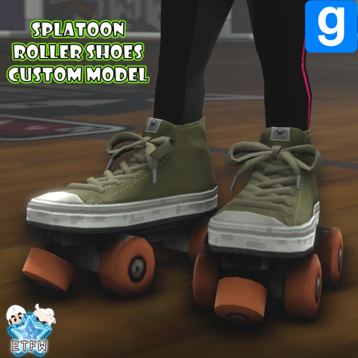 [Splatoon Custom Model] Roller Shoes