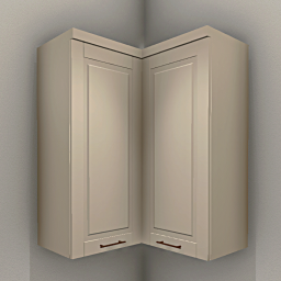 Linnea Kitchen hanging corner cabinet 75 cm Beige