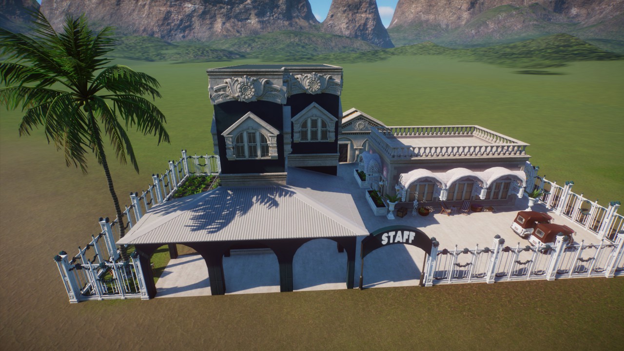 Staff Facilities (hut, transformer, workshop and rest area)