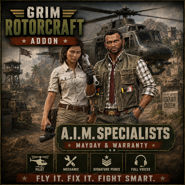 Grim Rotorcraft Addon - A.I.M. Specialists preview