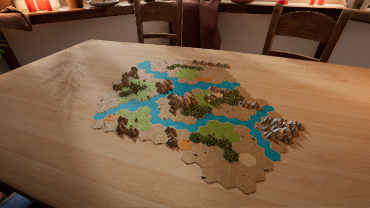 Rivers and Mountains Small Map