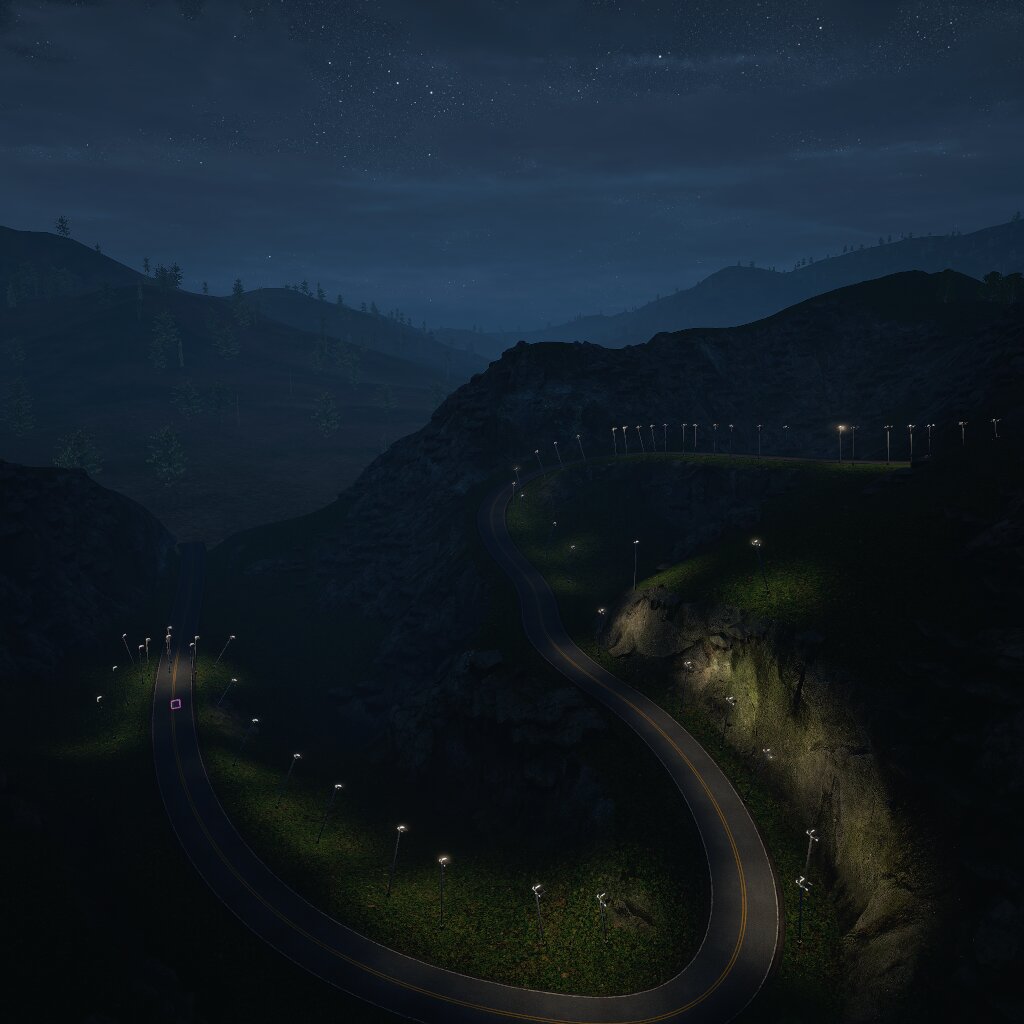 秋名山(夜)