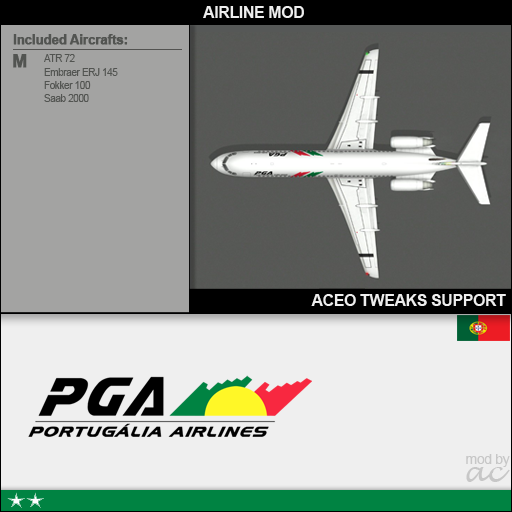 PGA Portugália Airlines (Old livery and fleet)
