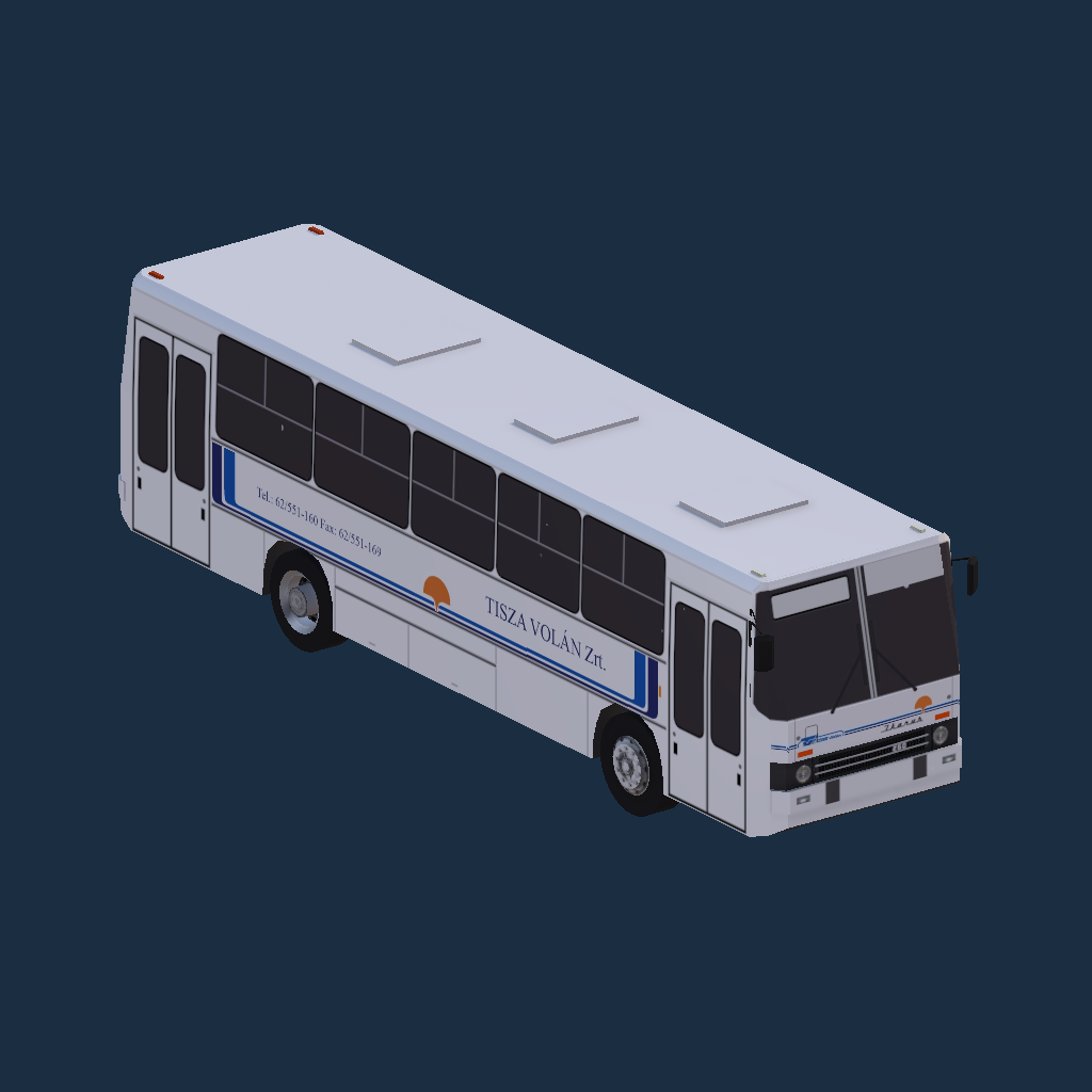 Ikarus 260.32 Tisza Volán logó