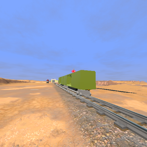 Very destructive movable boxcars