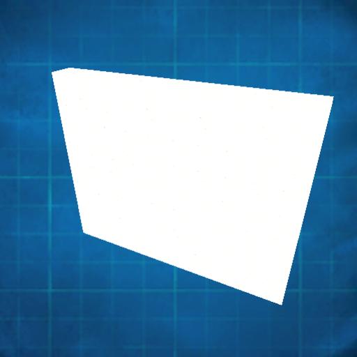 White wall for building