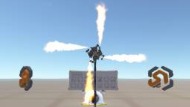 Flaming Pinwheel