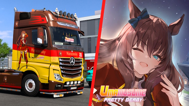 Mercedes Actros MP4 Maruzensky - Uma Musume: Pretty Derby Skin