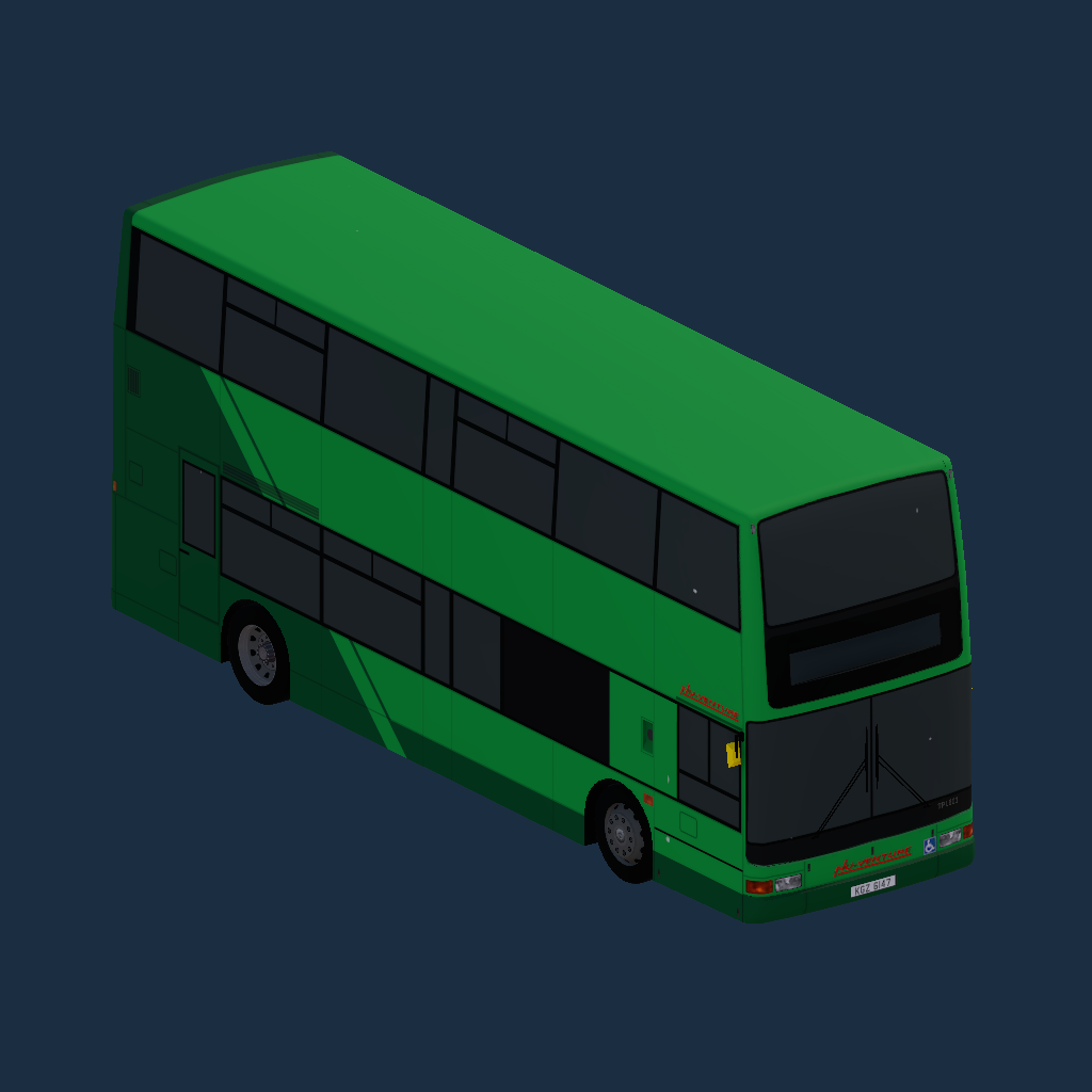 Dennis Trident Plaxton President 10.5m  Nu-Venture Green