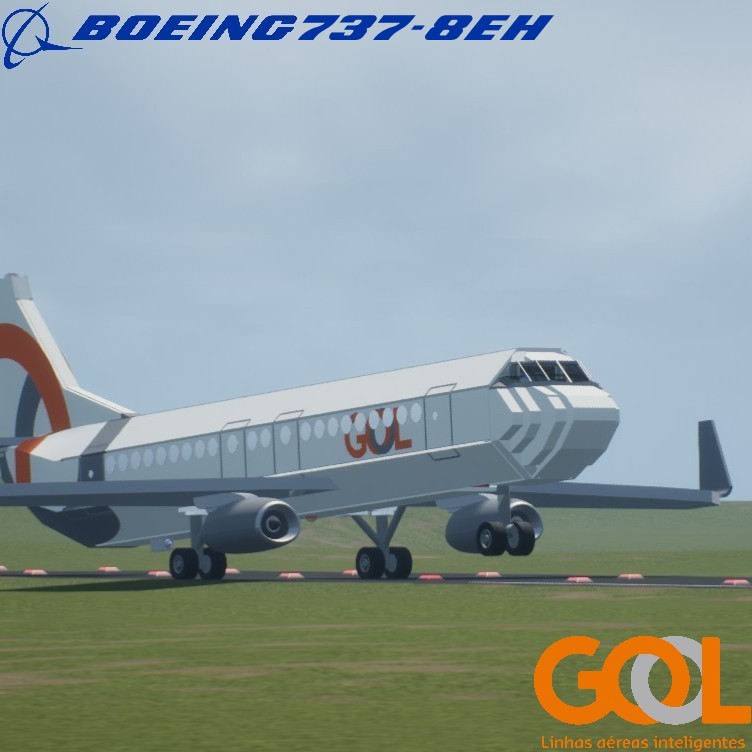 Softbody AIR LINER Boeing 737-8EH GOL Linhas Aéreas (New Livery)