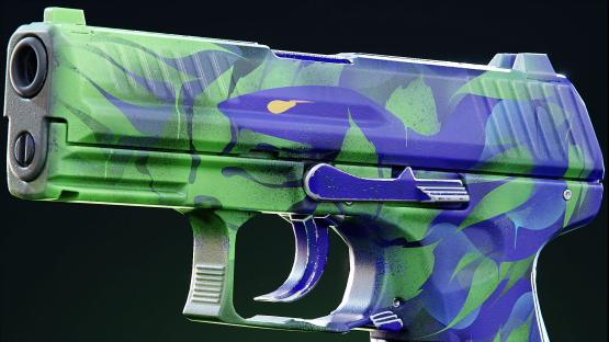 P2000 | Snake Camouflage | Purple/Green