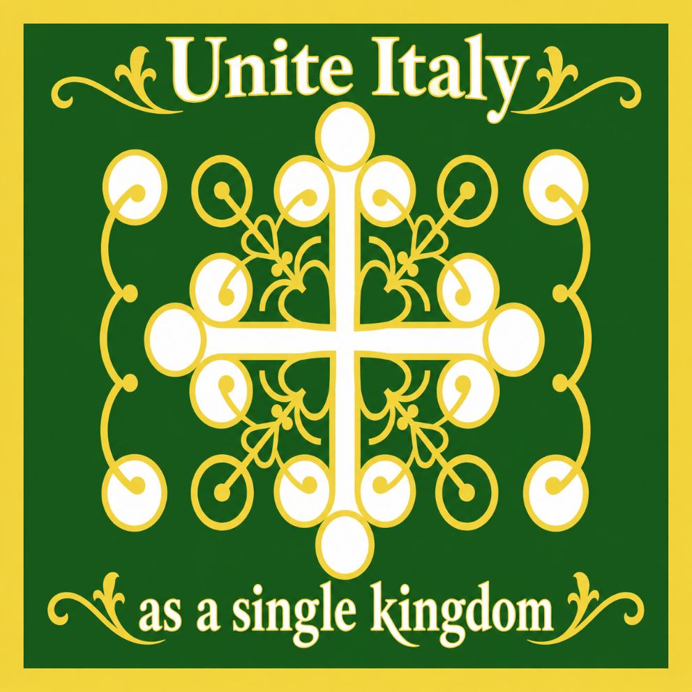 Unify Italy (as a Kingdom)