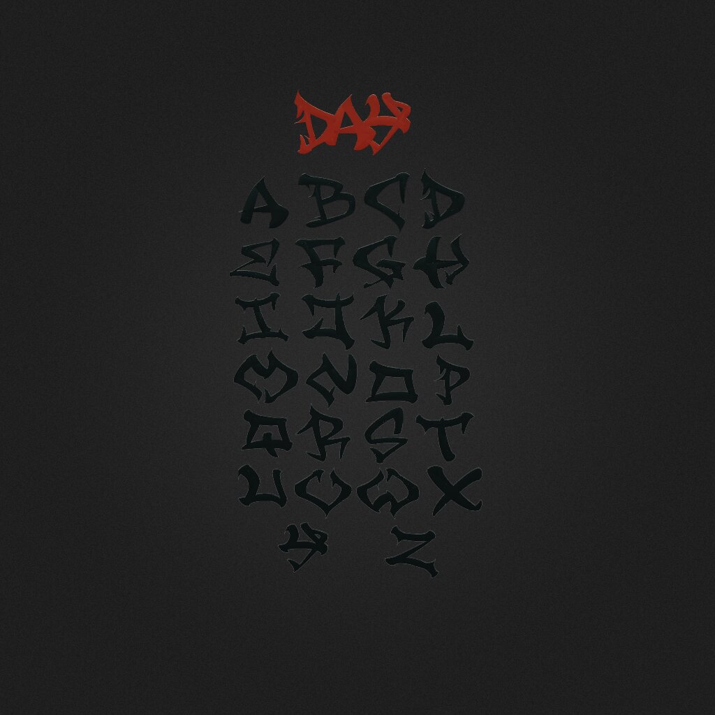Graffiti Alphabet (DETAILED)