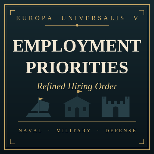 Employment Priorities Refined
