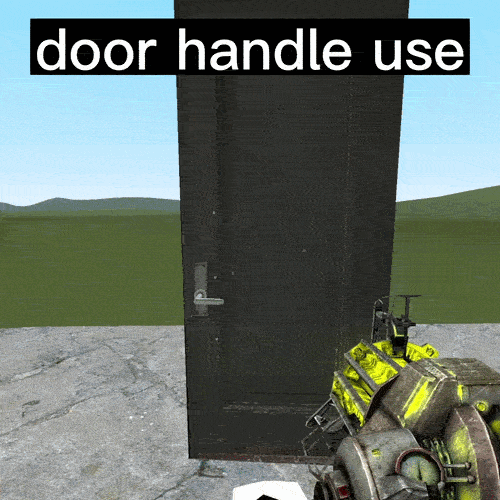 door handle use