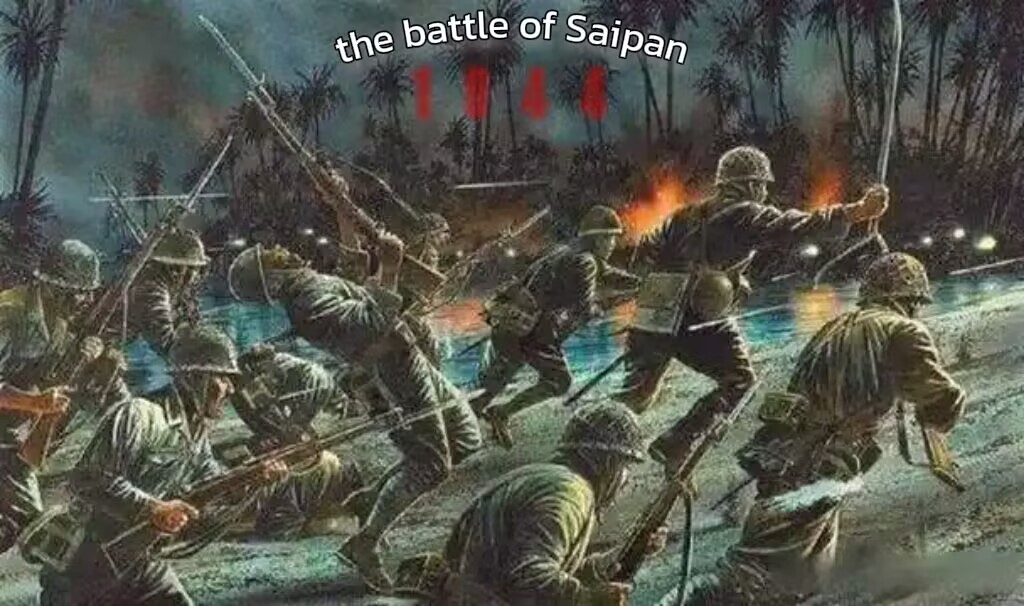 塞班岛战役 Battle of saipan [Map]