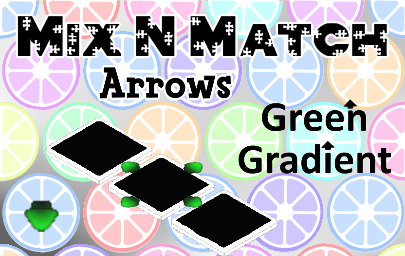 MixN'Match Arrows Green Gradient OJ