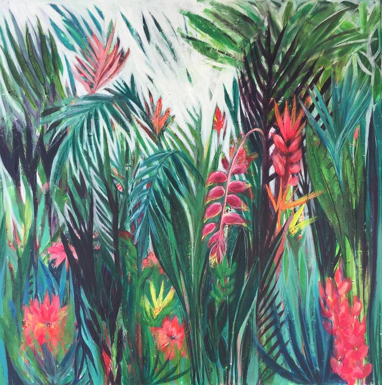Tropical plants wallpaper