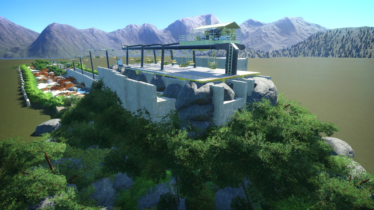 Skiing resort