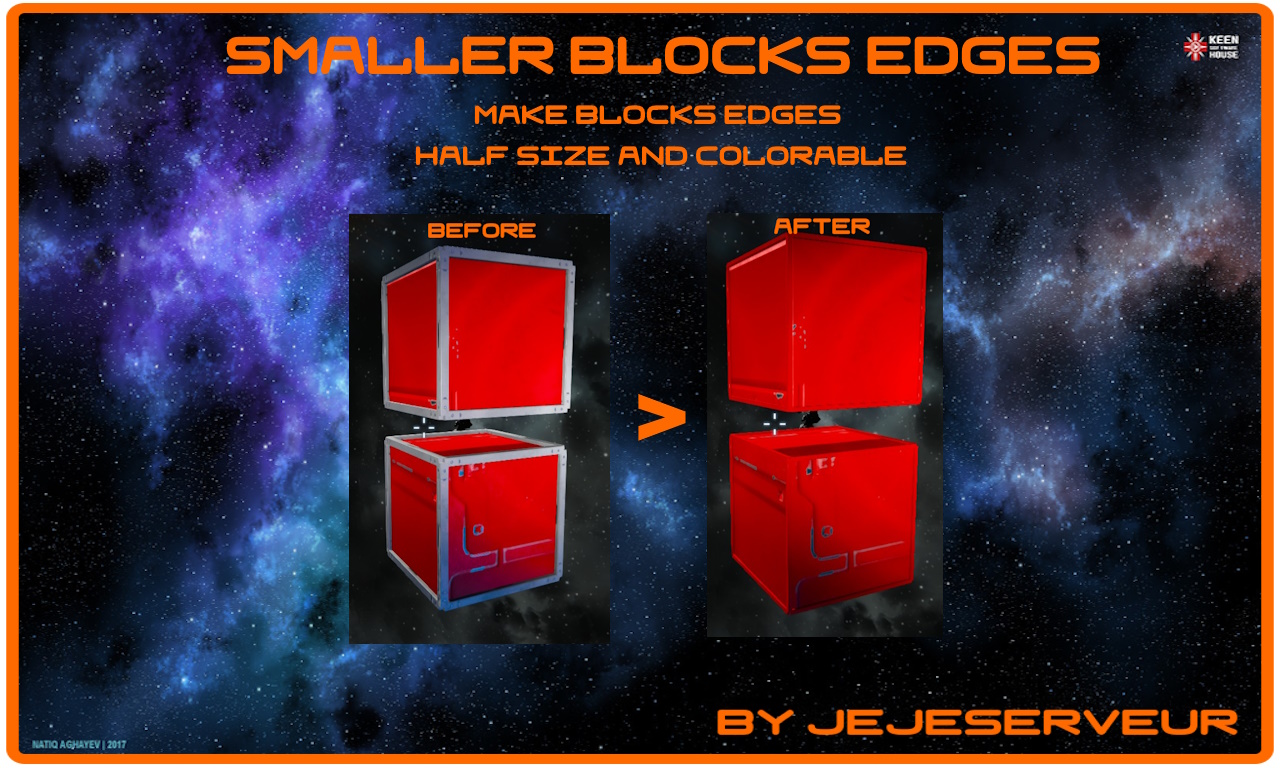 JejeServeur - Smaller Blocks Edges & Edges Colorizable
