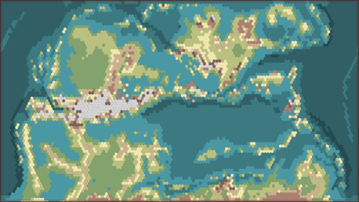 Giant Permian Earth Map