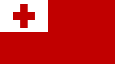The flag of Tonga