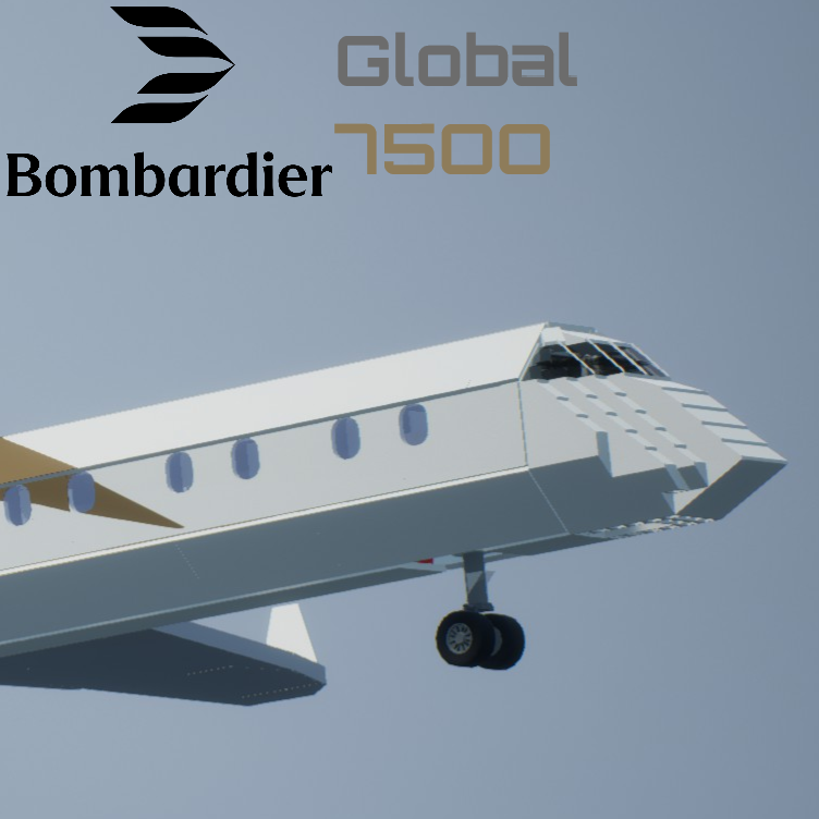 Softbody AIR LINER Bombardier Global 7500 [REFRESH]