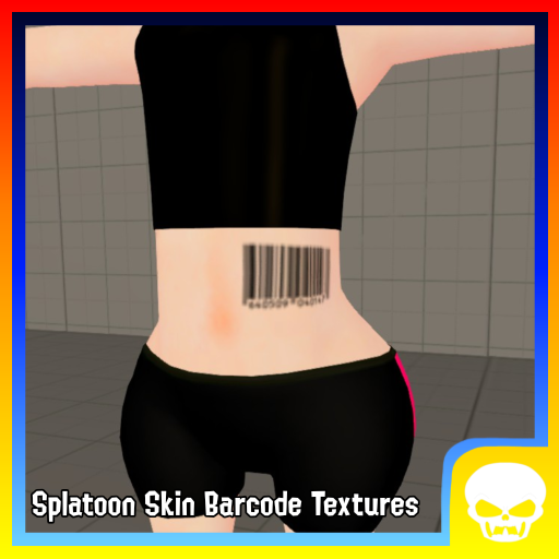 Splatoon Skin Barcode Textures