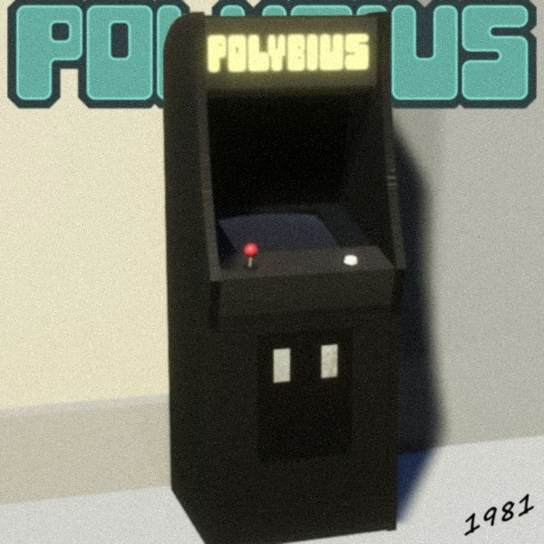 1981 Sinneslöschen Inc. Polybius Arcade Cabinet