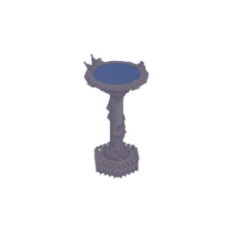 Carved Stone Bird Bath