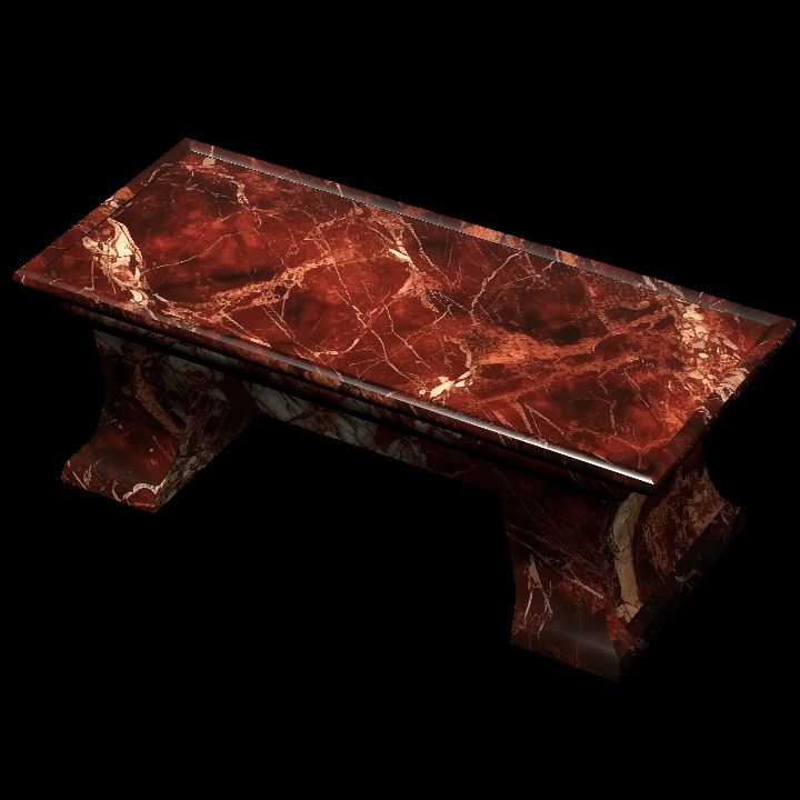 Table, Crimson Marble