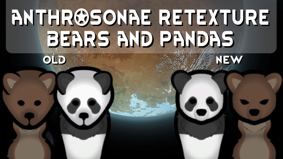 Anthrobear and Anthropanda Head Retexture