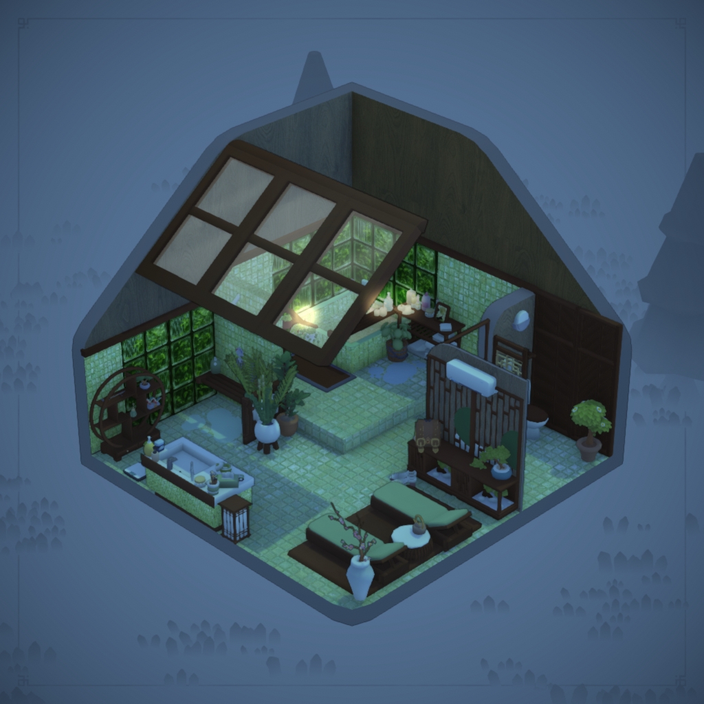 Green Bathroom