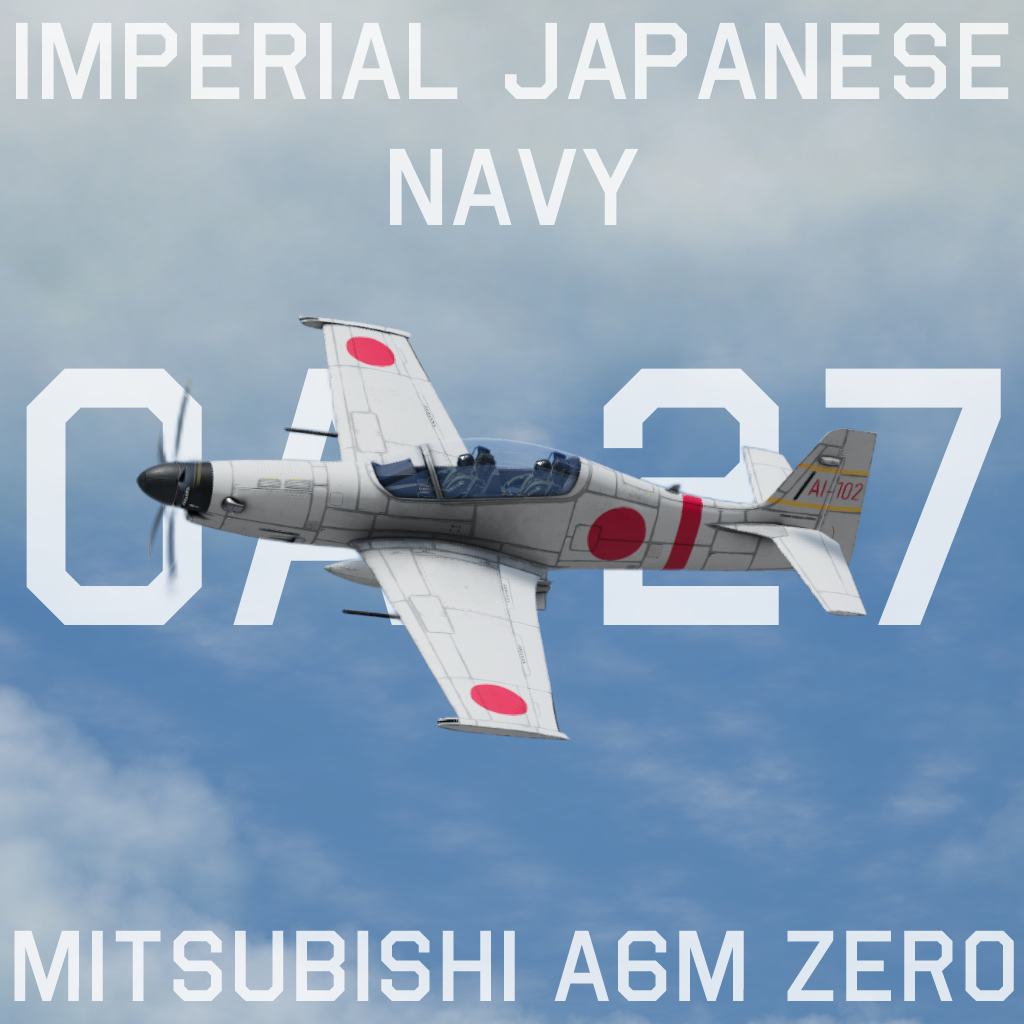 OA-27 Cavalier IJN Mitsubishi A6M Zero 1st Carrier Division AI-105 preview