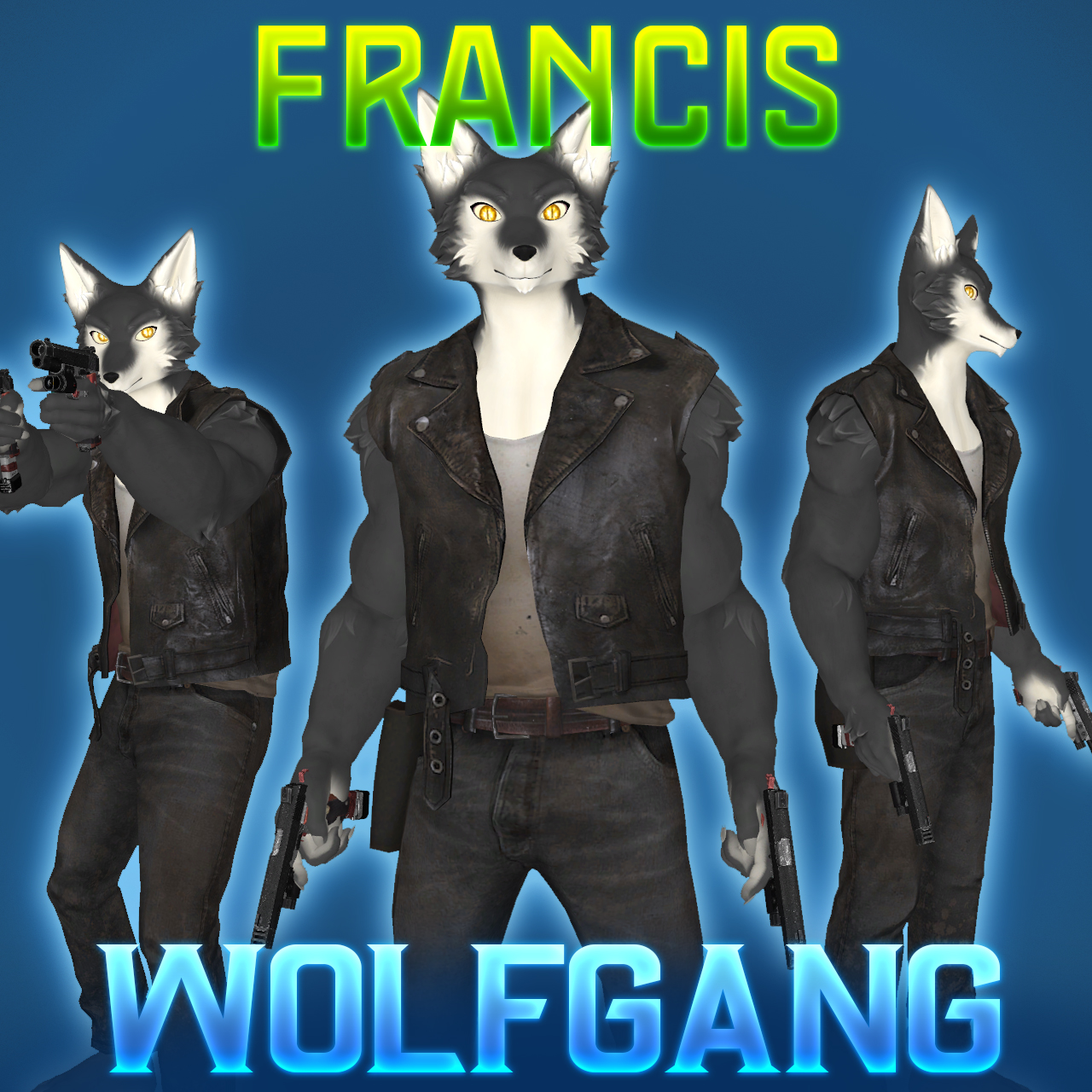[COMM] Petruz Wolf Biker - Francis

