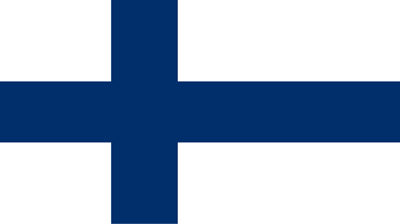 The flag of Finland