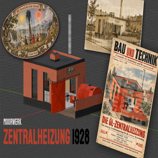 MOORWERK_ZENTRALHEIZUNG_1928 (Oil / Smaller Heating Plant)