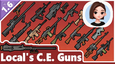 ZH.Local's CE Guns mod preview for RimWorld