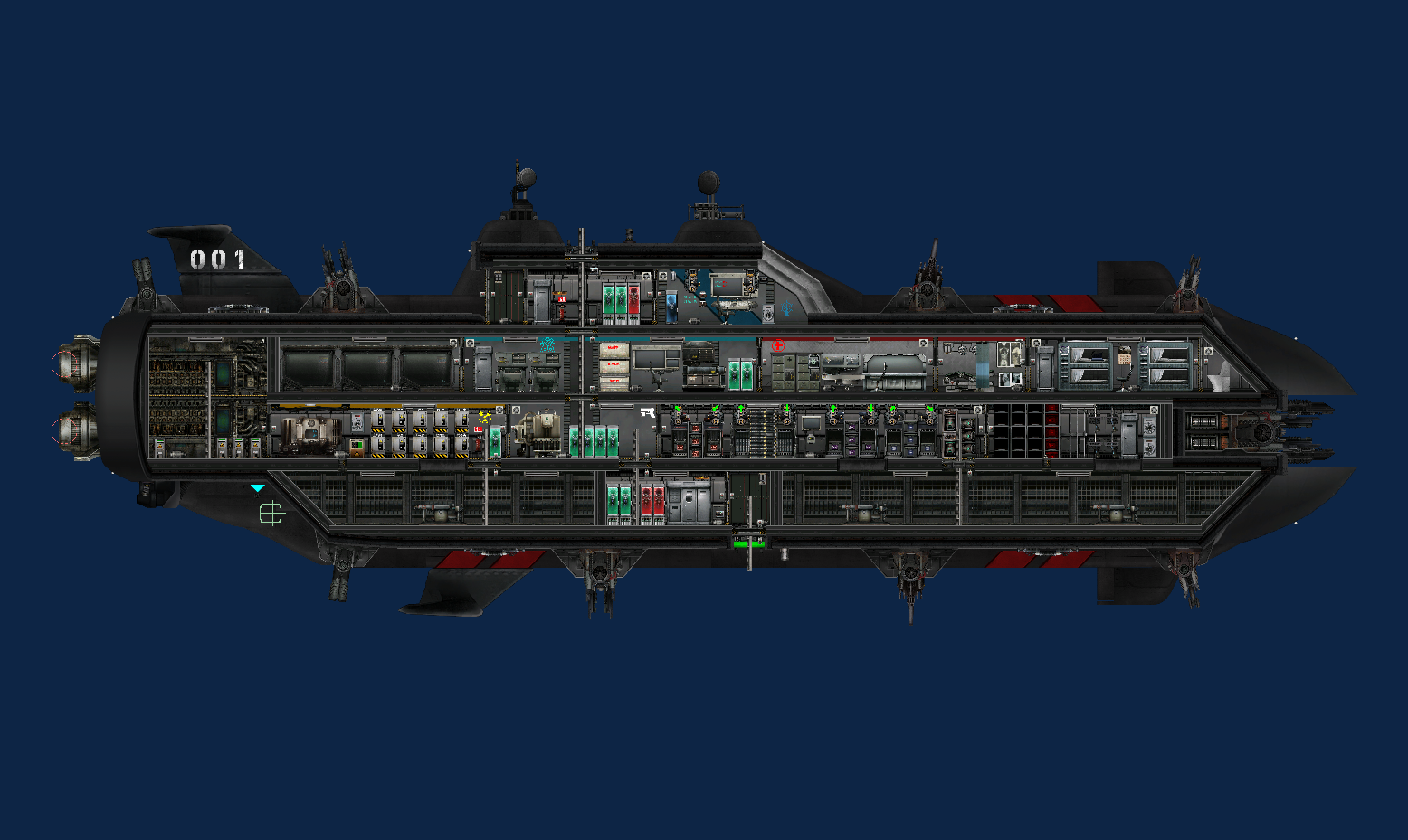 001型战斗潜艇 – Barotrauma Mod