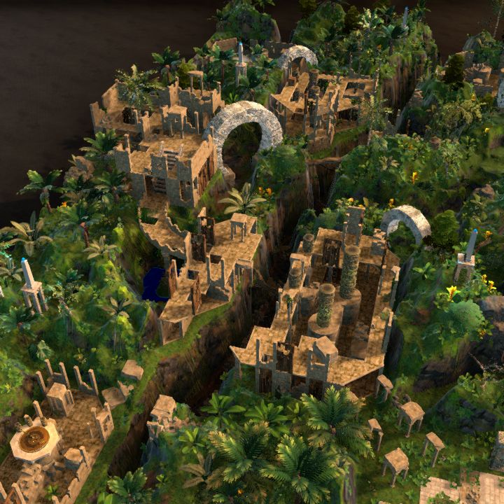 Battlemap - Jungle Ruins