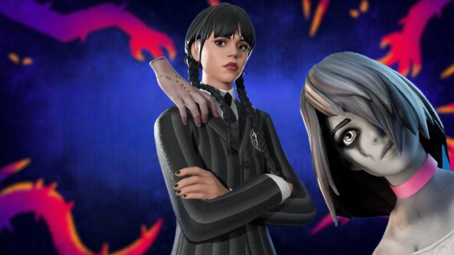 R-18 Wednesday Addams (Addams Family) and Willow (Fortnite) animated TV