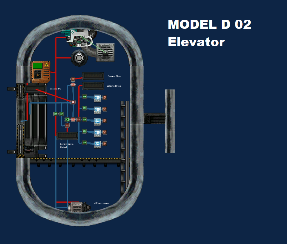 Elevator Model D 02 Package – Barotrauma Mod